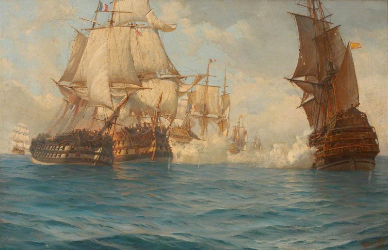 The-Battle-of-Trafalgar-21-October-1805-Thomas-Jacques-Somerscales-Oil-Painting.jpg